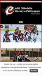 Mobile Screenshot of cittadellahockey.com