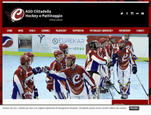 Tablet Screenshot of cittadellahockey.com
